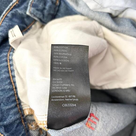 BDG Urban Outfitters Medium Wash Straight Leg Denim Jeans Women's 28 Waist - Picture 4 of 4